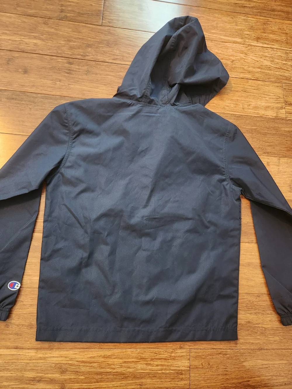 Champion Kids' Youth Notre Dame Navy Hooded Fighting Irish Packable Jacket M 7/8